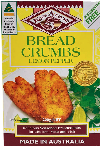 Bread Crumbs Lemon Pepper