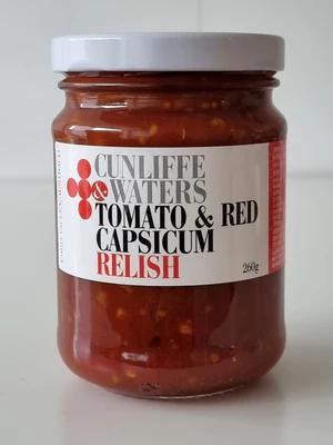 Tomato & Red Capsicum Relish | Each | Cunliffe & Waters | YG-113430-WH-101232