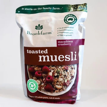 Toasted Cranberry Museli | Each | Brookfarm | YG-113395-WH-101234