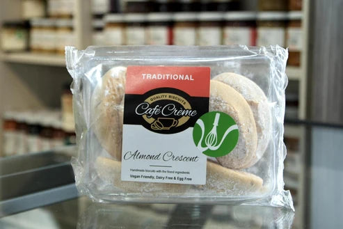 Almond Crescent | Each | Cafe Creme Biscuits | YG-113365-WH-101237