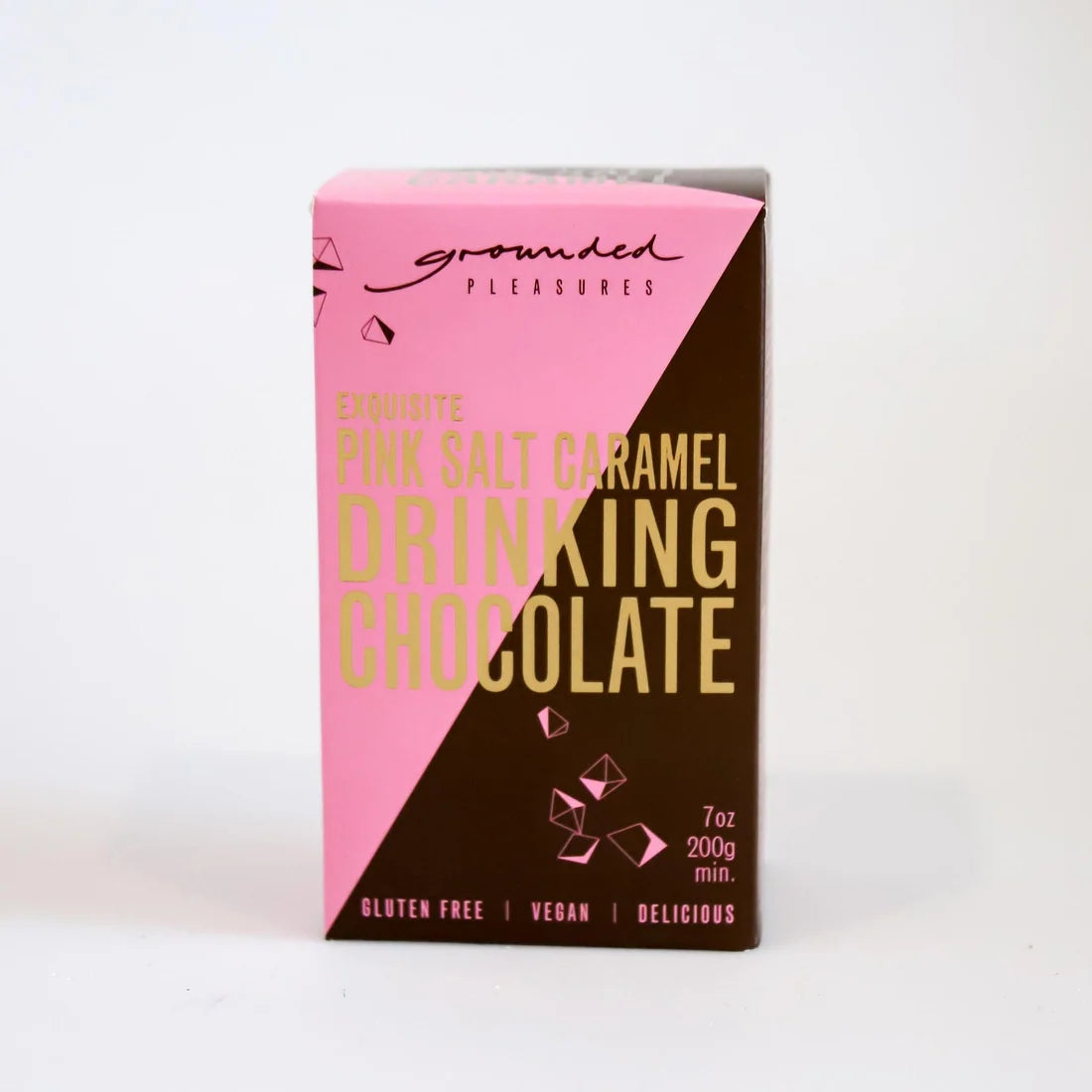 Pink Salt Caramel Drinking Chocolate | Each | Grounded Pleasures | YG-113310-WH-101242