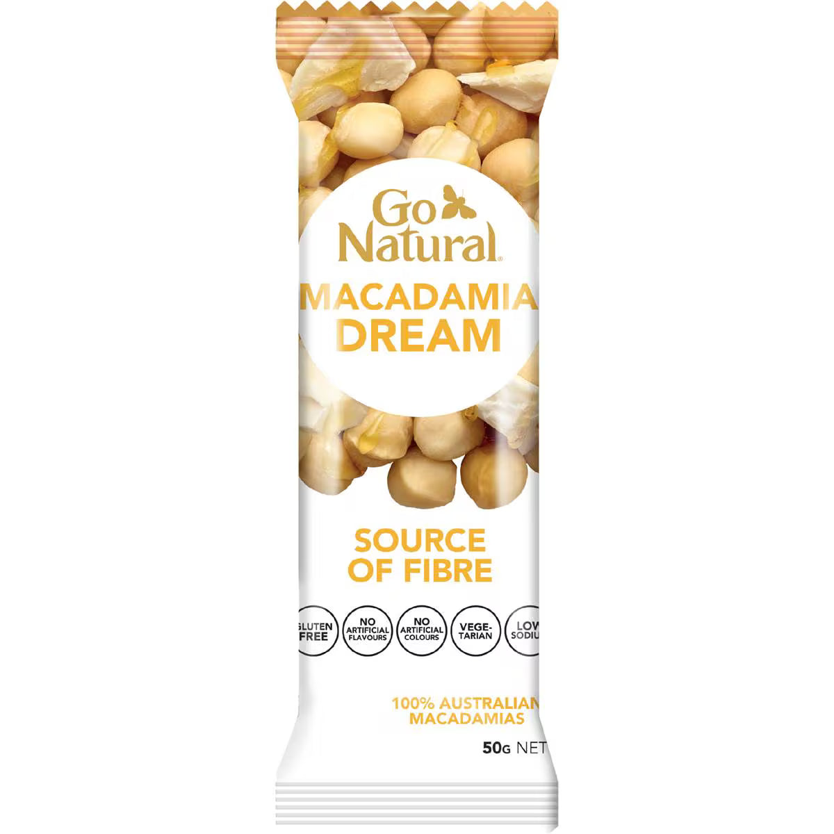 Bars Macadamia Dream | 50g | Go Natural | YG-112604-MC-977283
