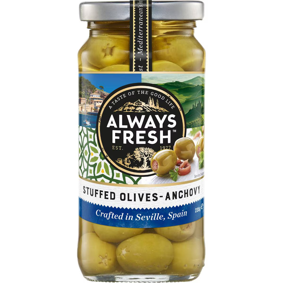 Olives Anchovy Stuffed | 235g | Always Fresh | YG-009499-WW-056345