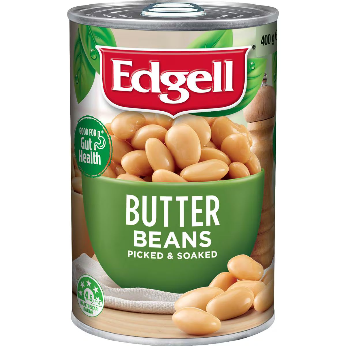 Canned Butter Beans Picked & Soaked Legumes | 400g | Edgell | YG-112932-MC-978579