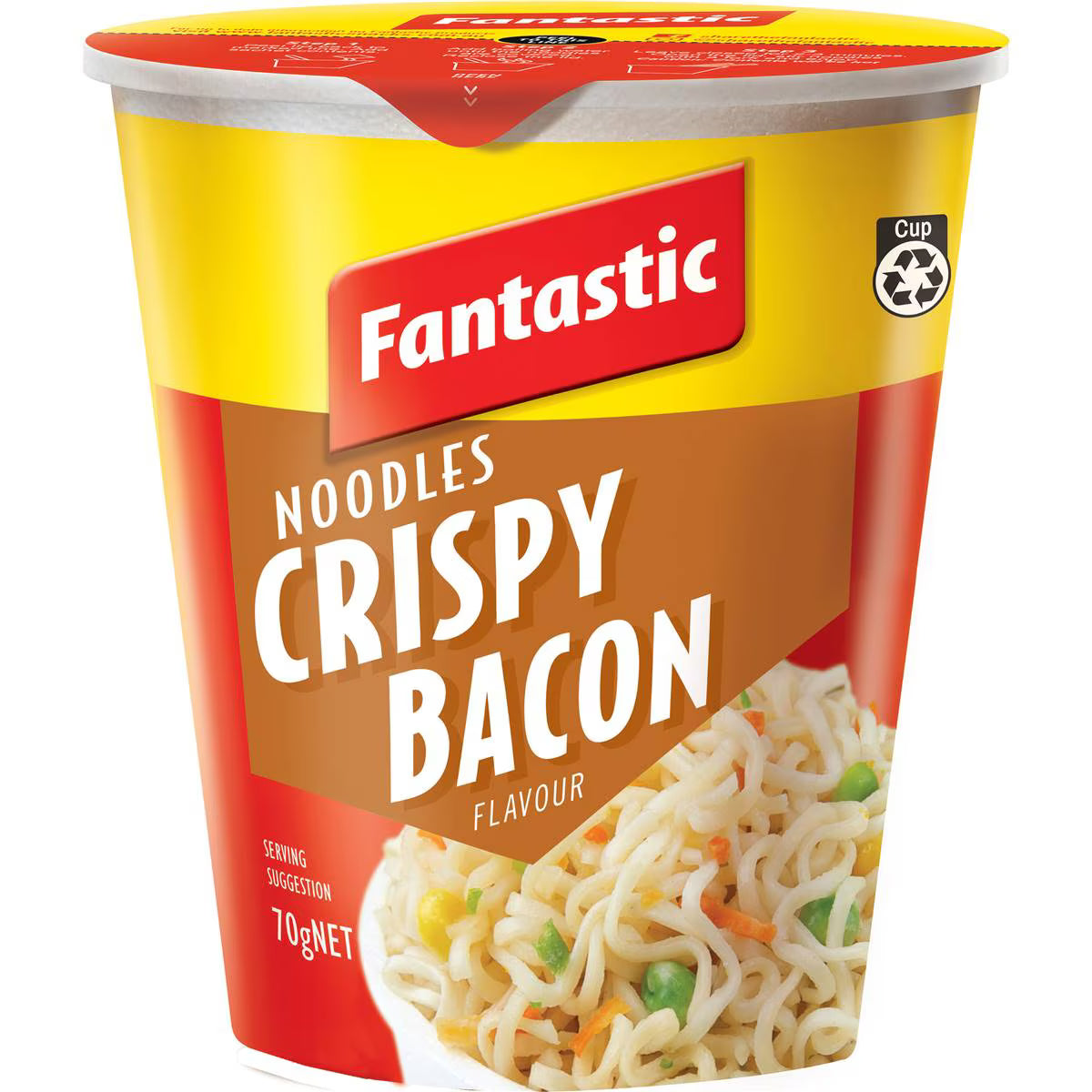 Crispy Bacon Noodle Cup | 70g | Fantastic | YG-111584-MC-976699