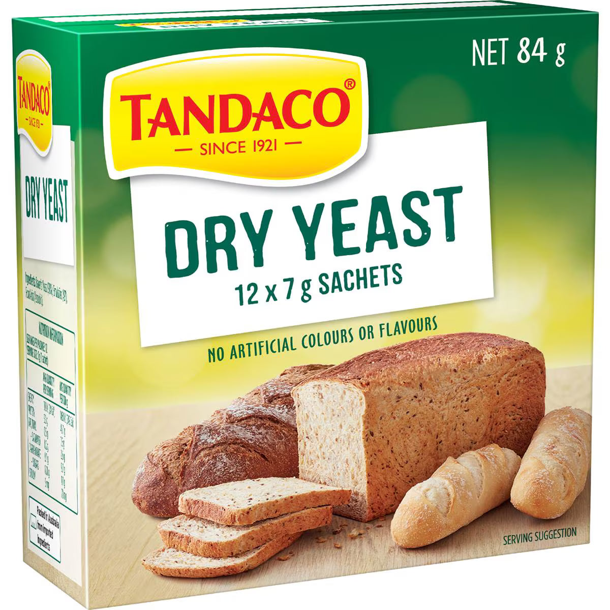 Dry Yeast 12x7g Sachets | 84g | Tandaco | YG-112045-MC-978405