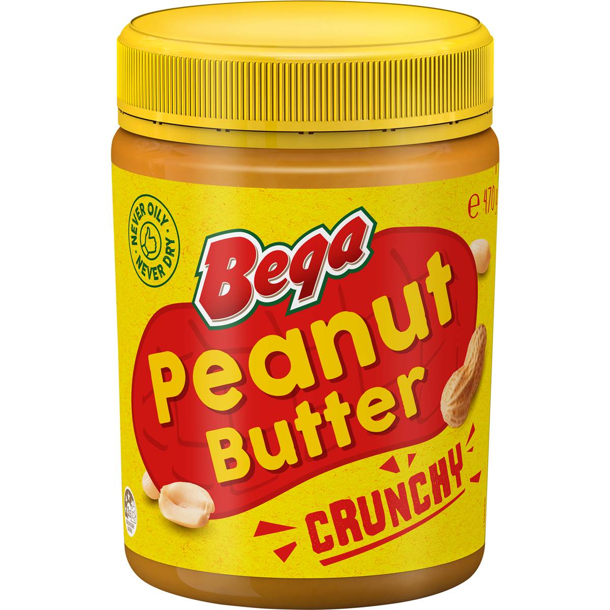 Peanut Butter Crunchy | 470g | Bega | YG-112019-MC-978277