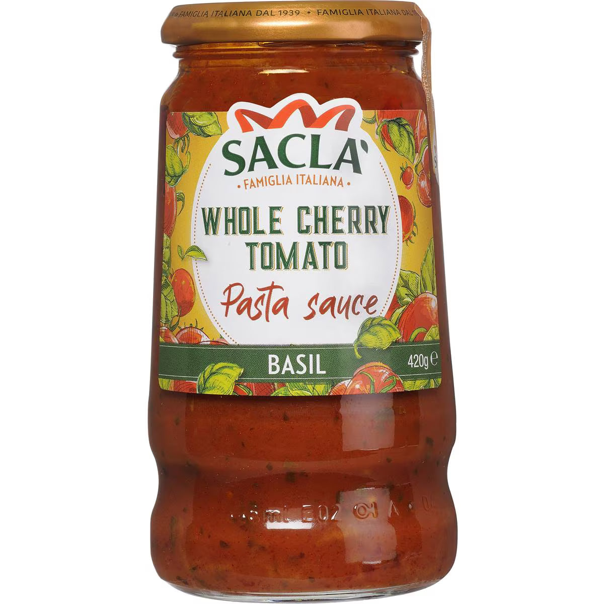 Cherry Tomato & Basil Pasta Sauce | 420g | Sacla | YG-009690-WW-058049