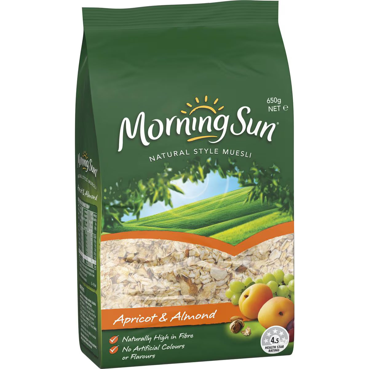 Apricot & Almond Breakfast Cereal | 650g | Morning Sun | YG-111865-MC-977780