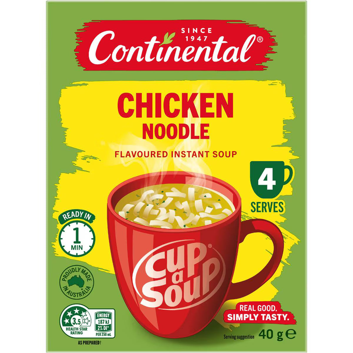 Classics Cup A Soup Original Chicken Noodle | 40g | Continental | YG-112939-MC-150534
