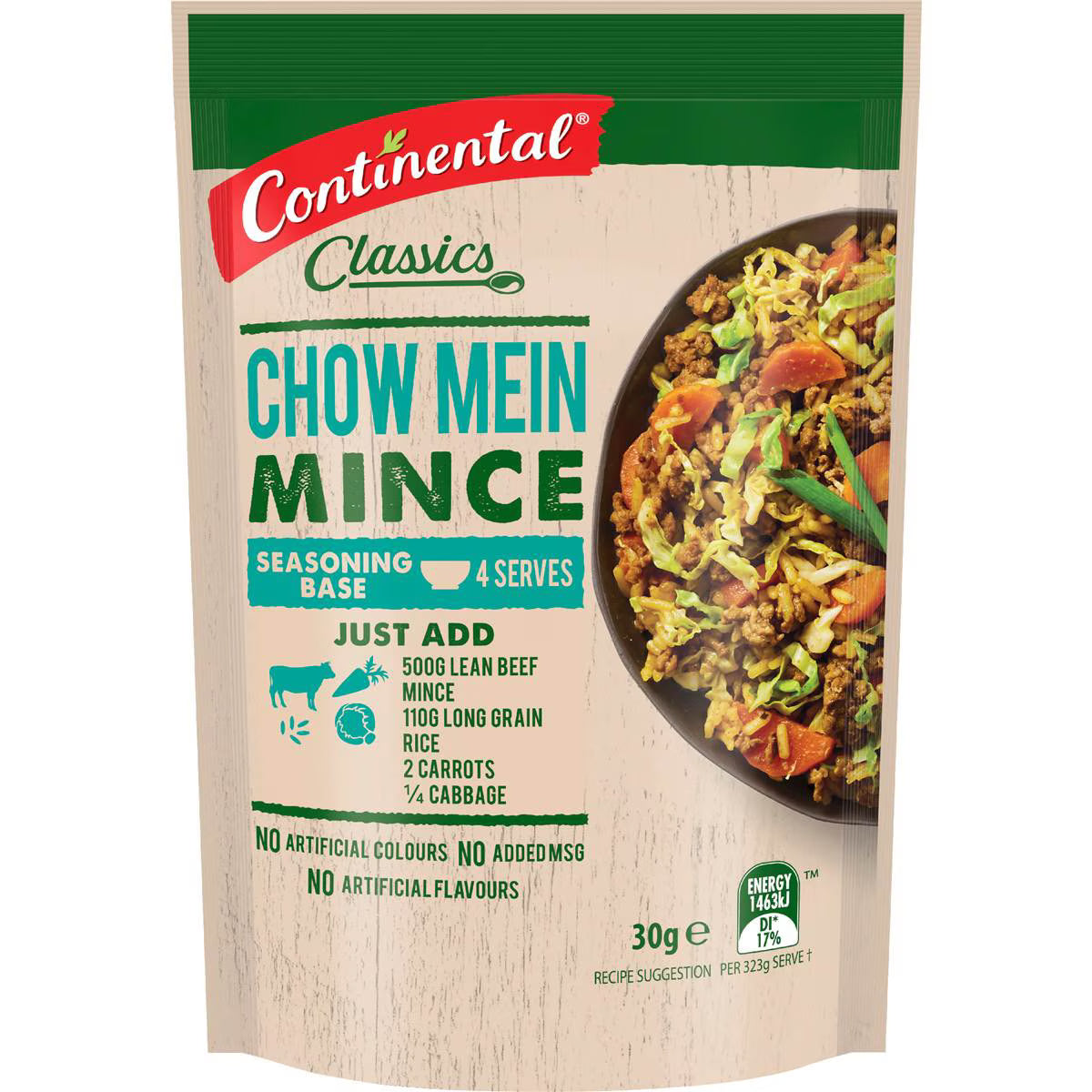 Classics Recipe Base Chow Mein Mince | 30g | Continental | YG-009858-WW-058352