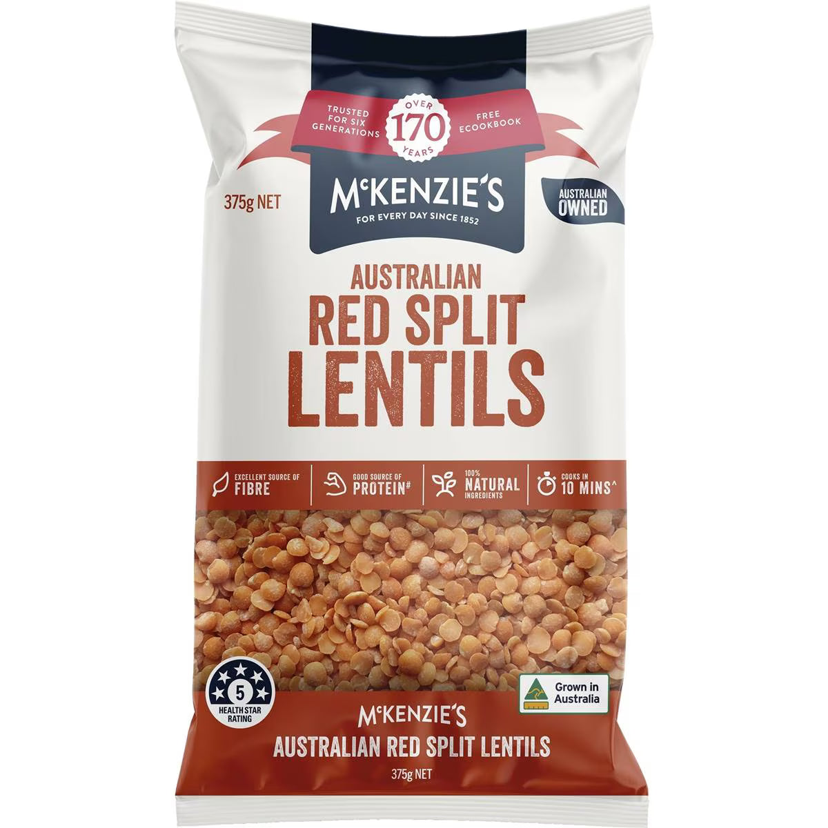 Lentils Red | 375g | Mckenzie's | YG-112059-MC-978444