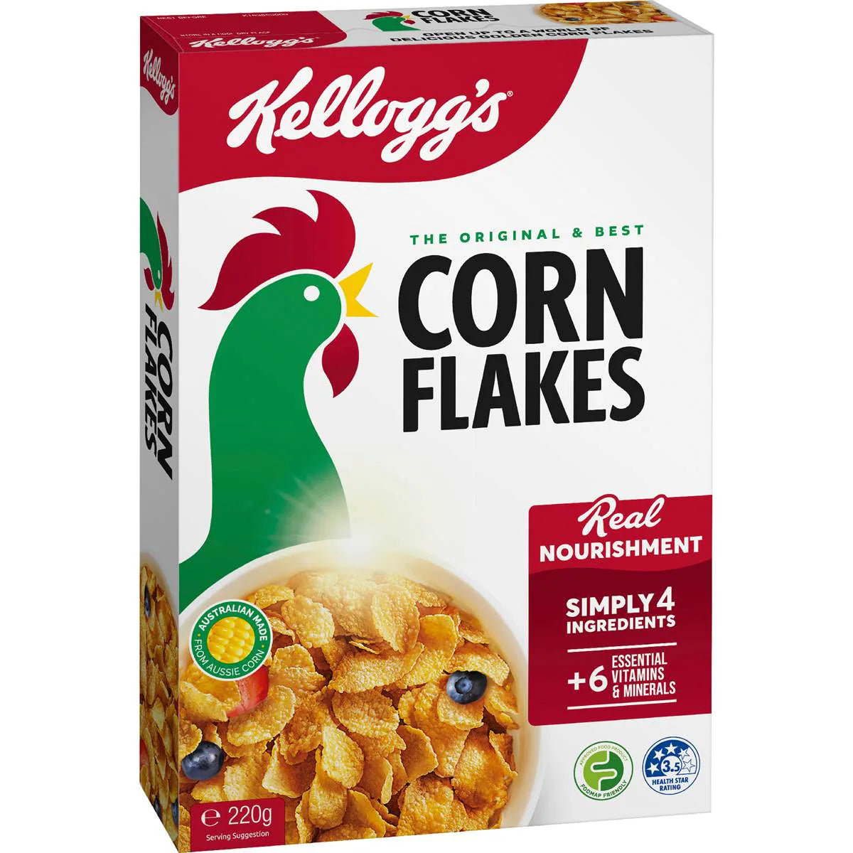 Corn Flakes Breakfast Cereal | 220g | Kellogg's | YG-112735-MC-151362