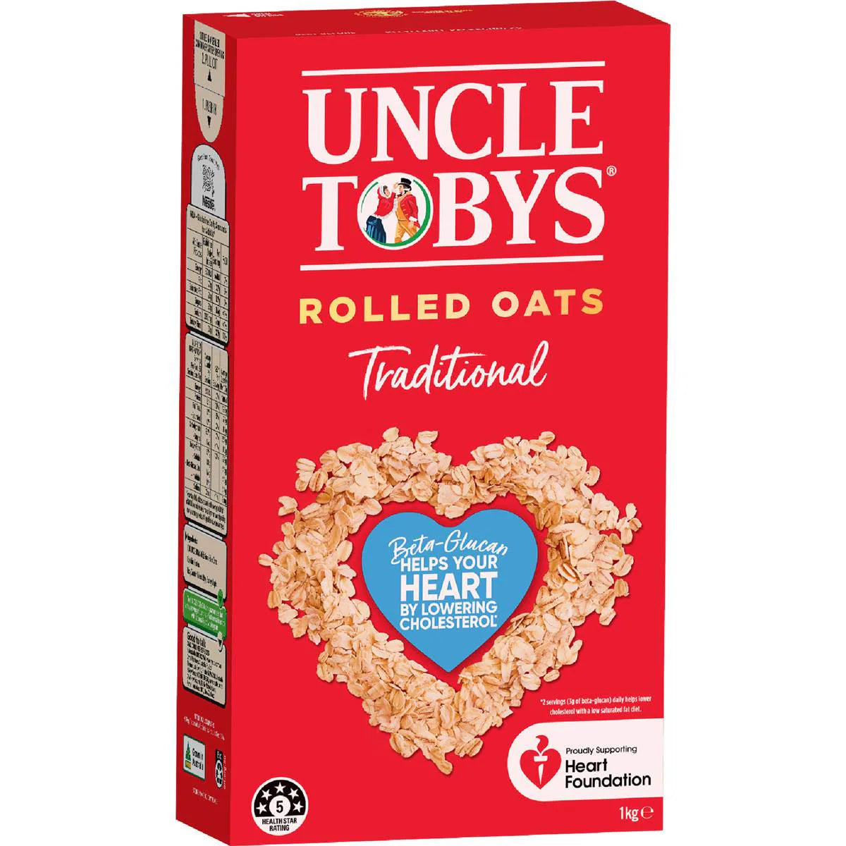 Rolled Oats Traditional Porridge | 1kg | Uncle Tobys | YG-111858-MC-151385