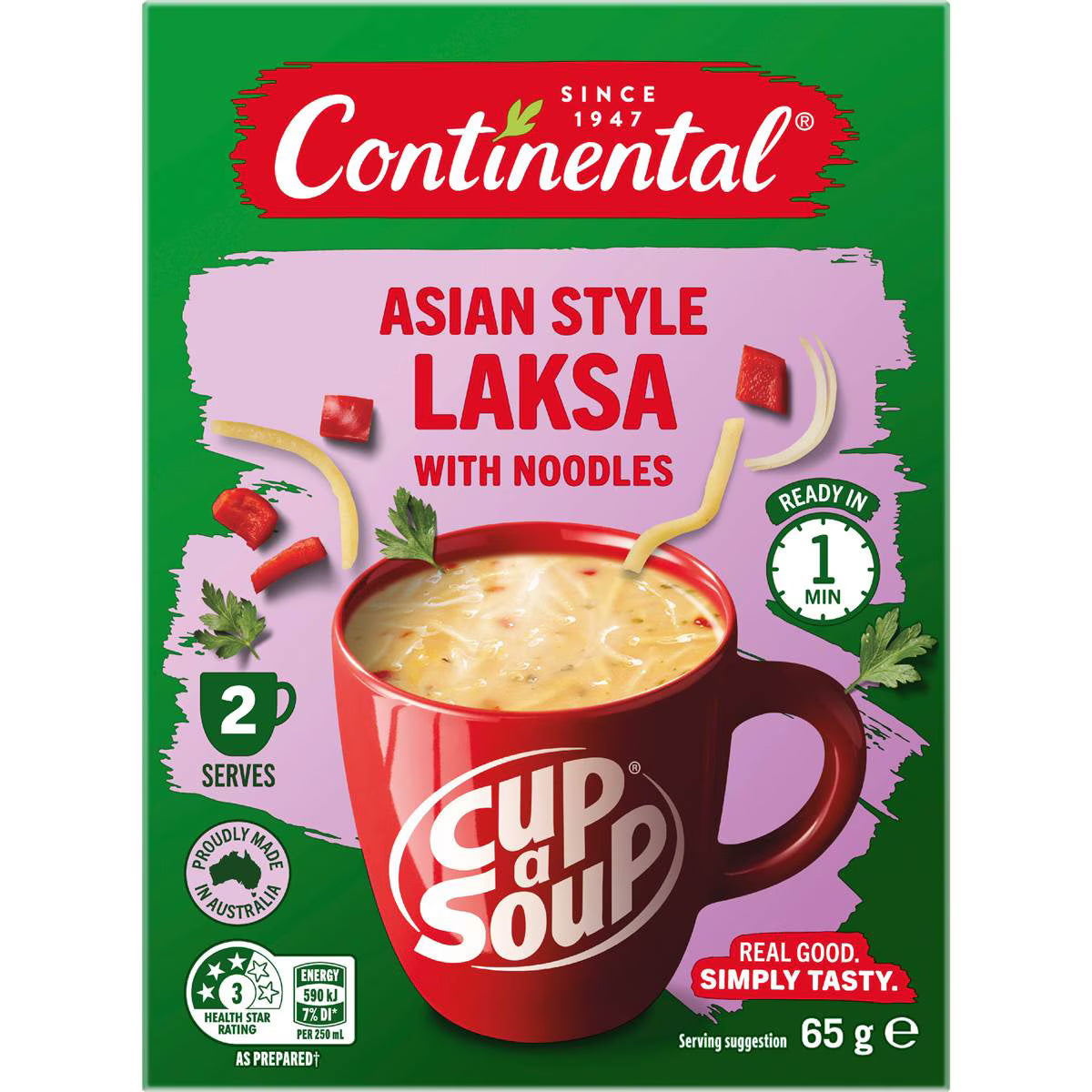 Classics Cup A Soup Laksa With Noodles | 65g | Continental | YG-112941-MC-150517