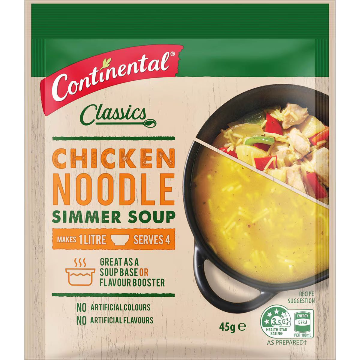 Classics Simmer Soup Chicken Noodle | 45g | Continental | YG-010150-MC-978608