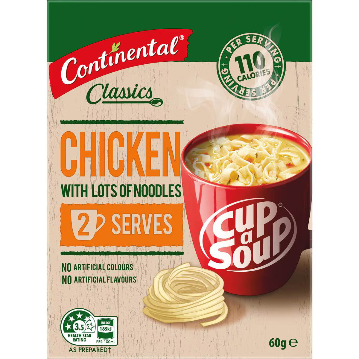 Classics Cup A Soup Chicken With Lots Of Noodles | 60g | Continental | YG-112112-MC-978636