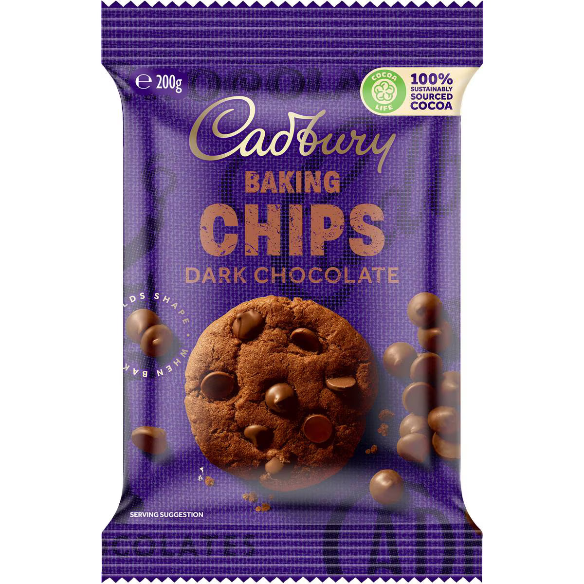Baking Dark Chocolate Chips | 200g | Cadbury | YG-008698-WW-058906
