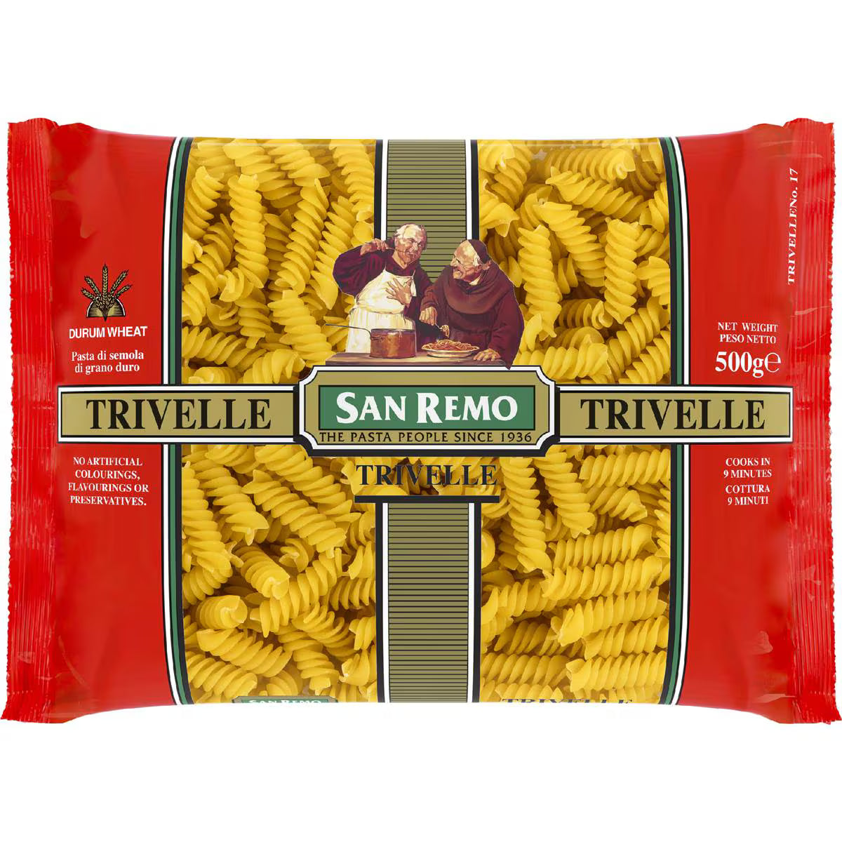 Trivelle Pasta | 500g | San Remo | YG-112191-MC-979005