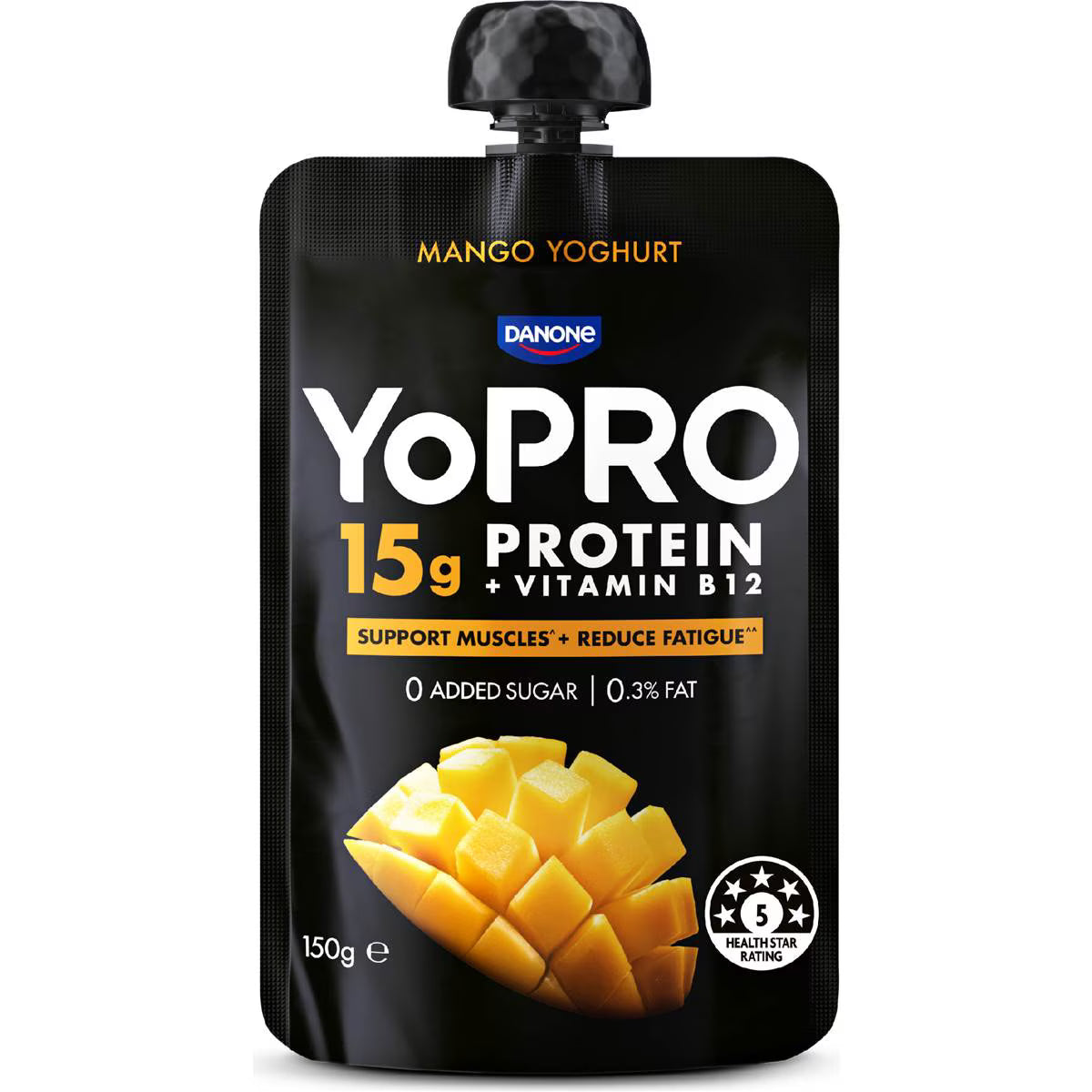 Protein Yoghurt Pouch Mango | 150g | Yopro | YG-113128-MC-980862