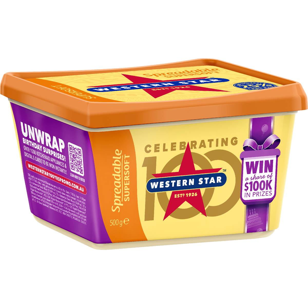 Spreadable Butter Blend Tub Supersoft | 500g | Western Star | YG-112356-MC-980937