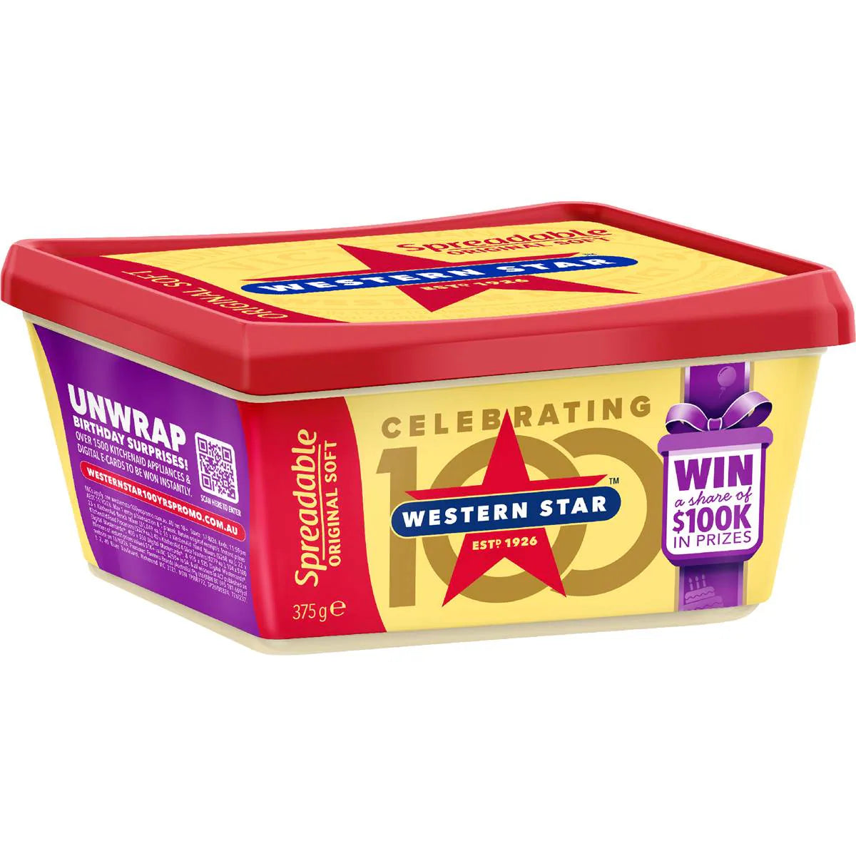 Original Spreadable Butter Blend Tub | 375g | Western Star | YG-112359-MC-980940