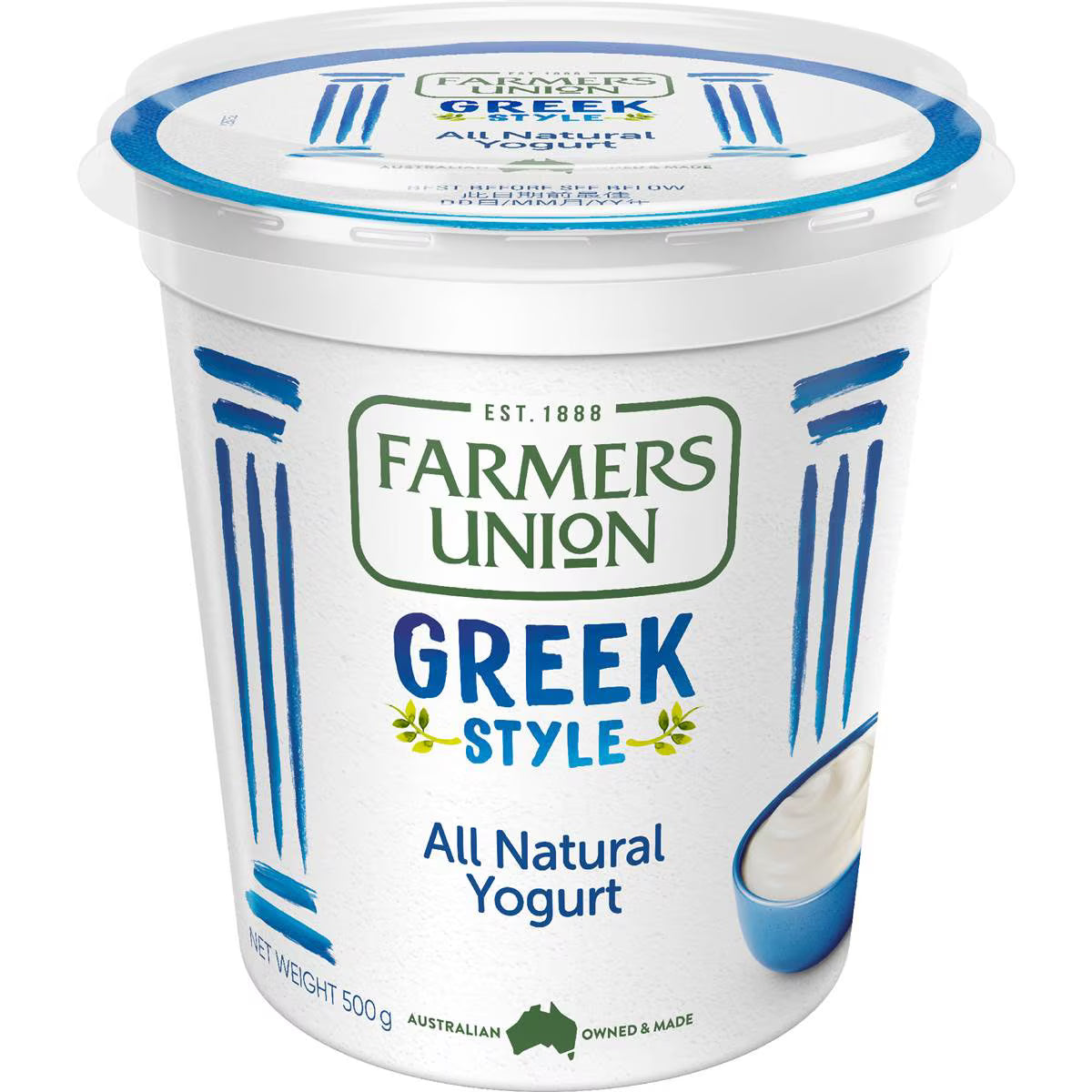 Natural Greek Style Yoghurt | 500g | Farmers Union | YG-007536-MC-980950
