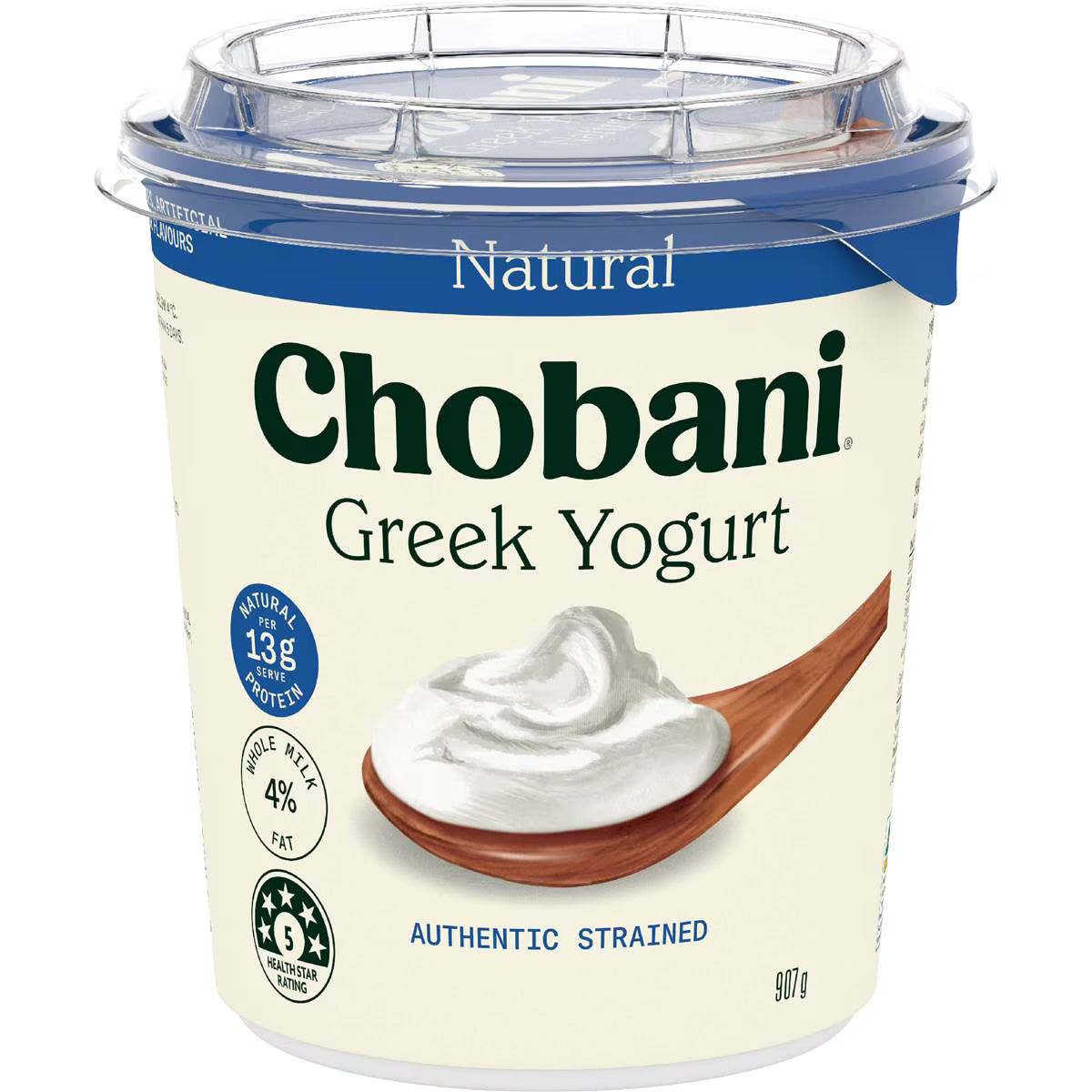 Greek Yoghurt Natural Whole Milk | 907g | Chobani | YG-009233-WW-083064