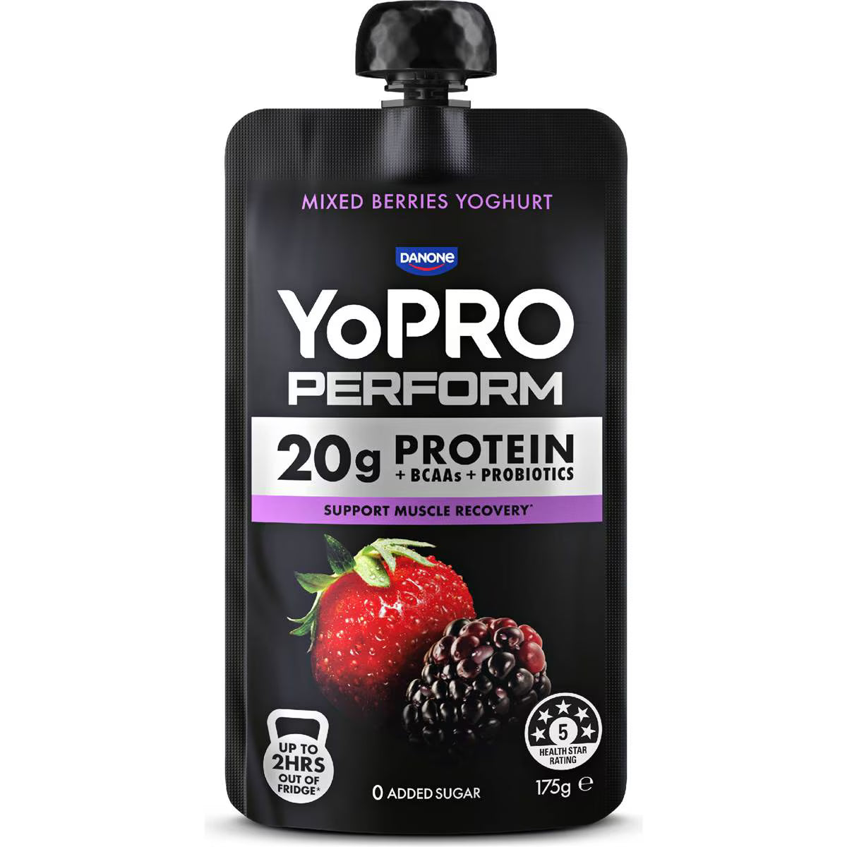 Perform High Protein Yoghurt Pouch Mixed Berries | 175g | Yopro | YG-113129-MC-980863