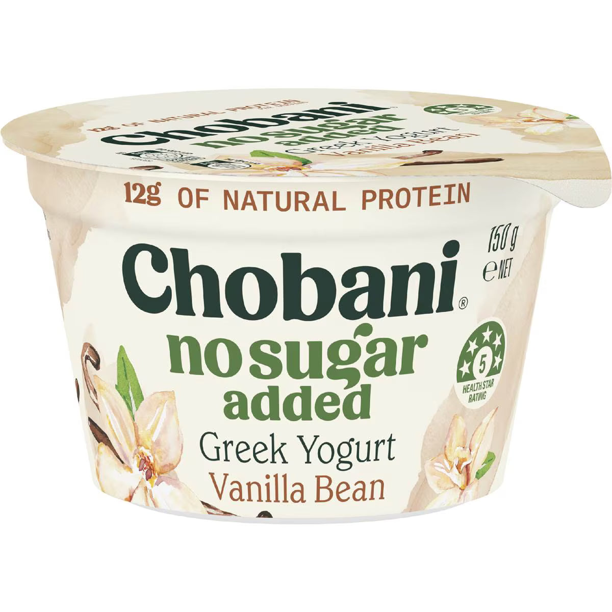No Sugar Added Greek Yoghurt Vanilla | 150g | Chobani | YG-113166-MC-981110