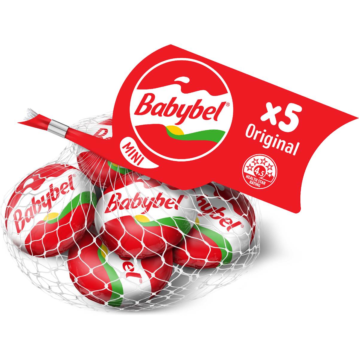 Mini Cheese Portions | 5 Pack | Babybel | YG-006676-WW-084809