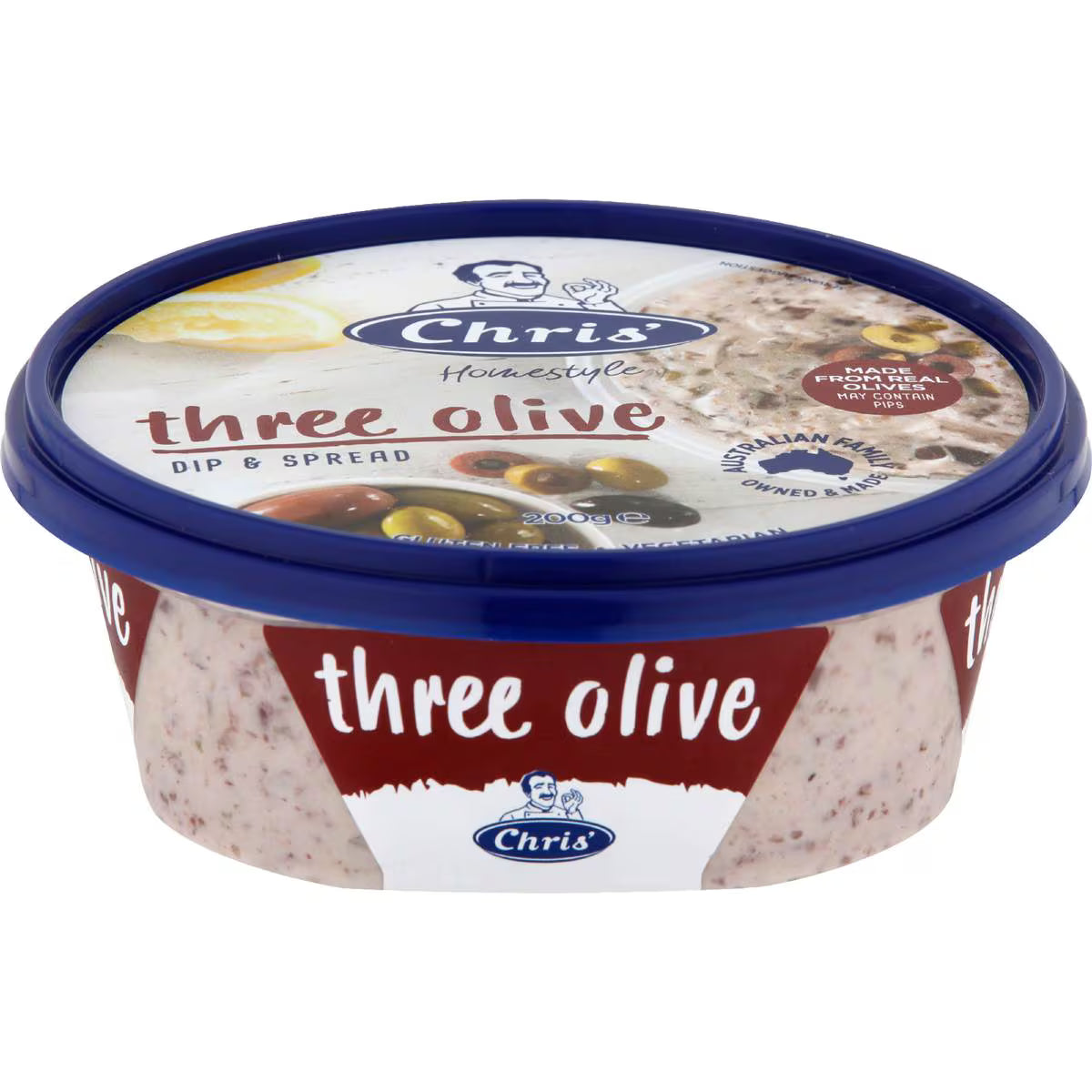 Dips Three Olive | 200g | Chris' | YG-006224-WW-084836