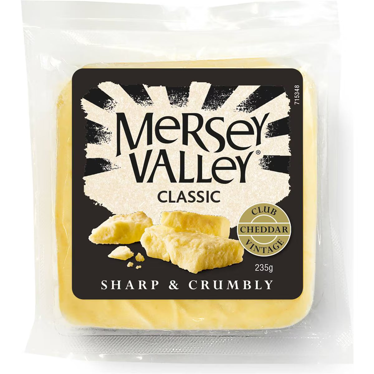 Classic Cheddar Cheese Block Cheese | 235g | Mersey Valley | YG-006610-MC-980841