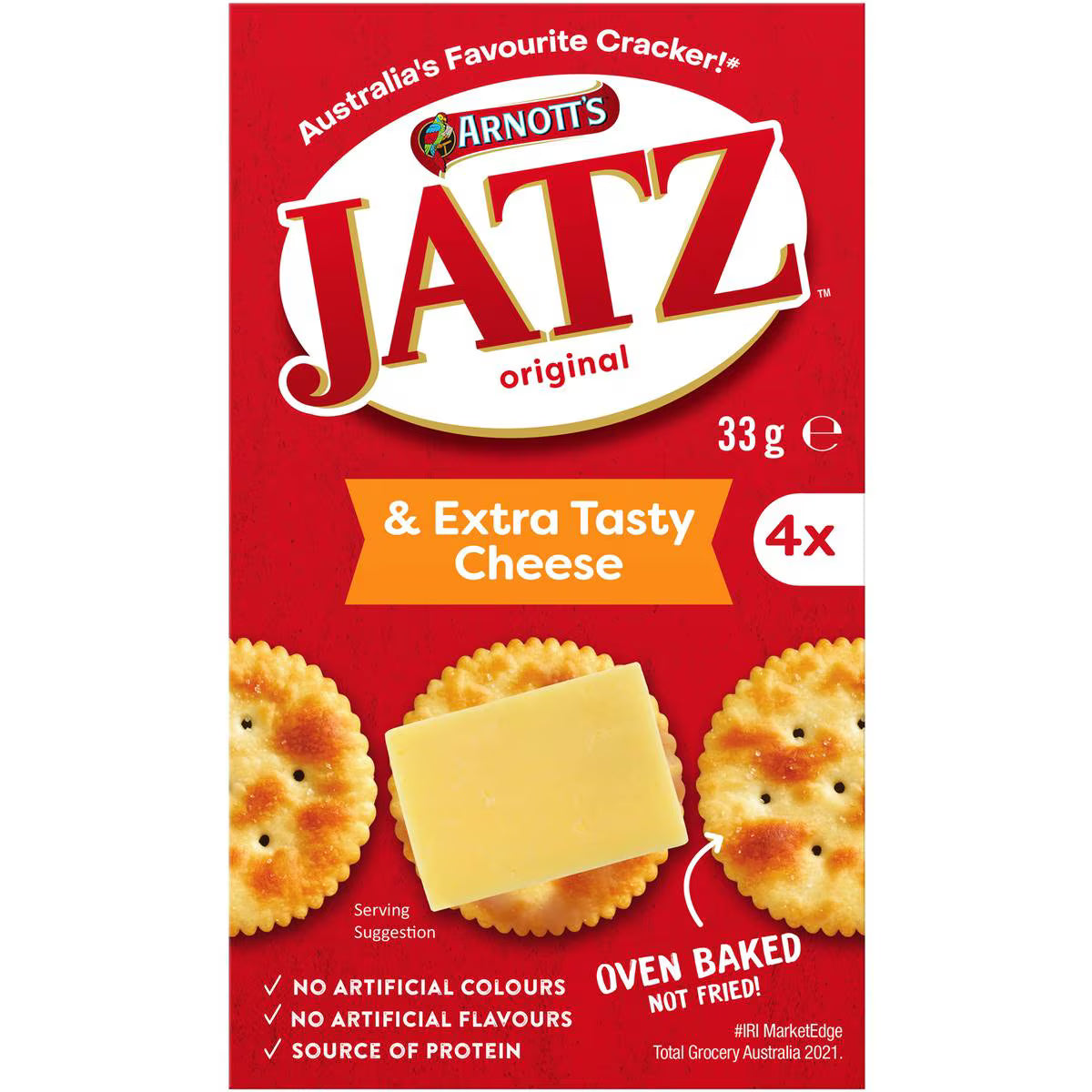 Jatz Cracker Biscuits & Extra Tasty Cheese | 33g | Arnott's | YG-113132-MC-980870