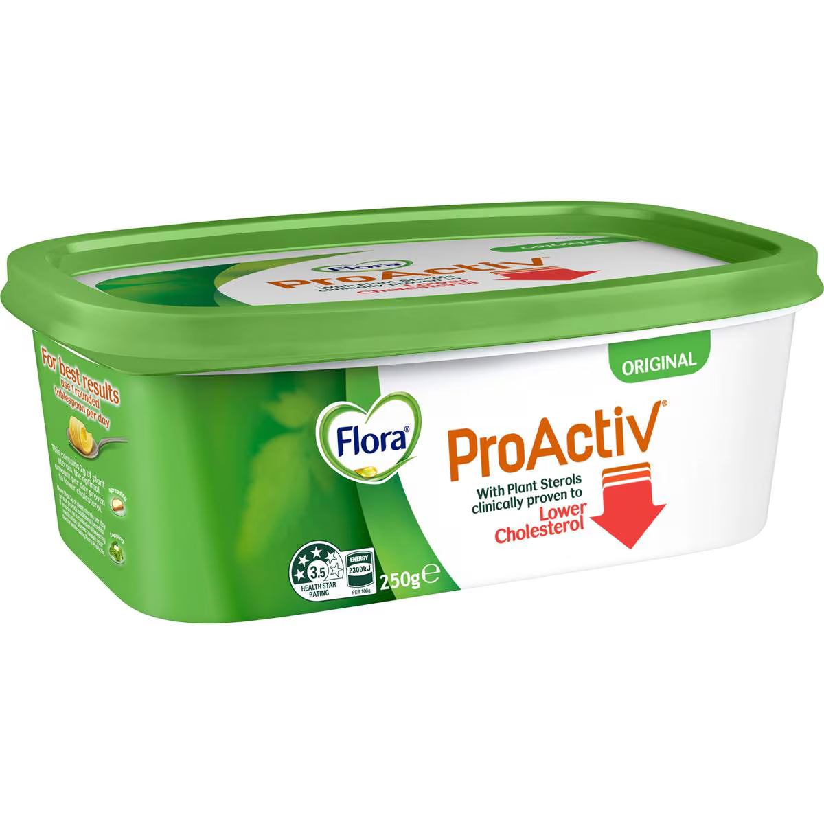 Proactiv Cholesterol Lowering Margarine Spread Original | 250g | Flora | YG-112351-MC-980919