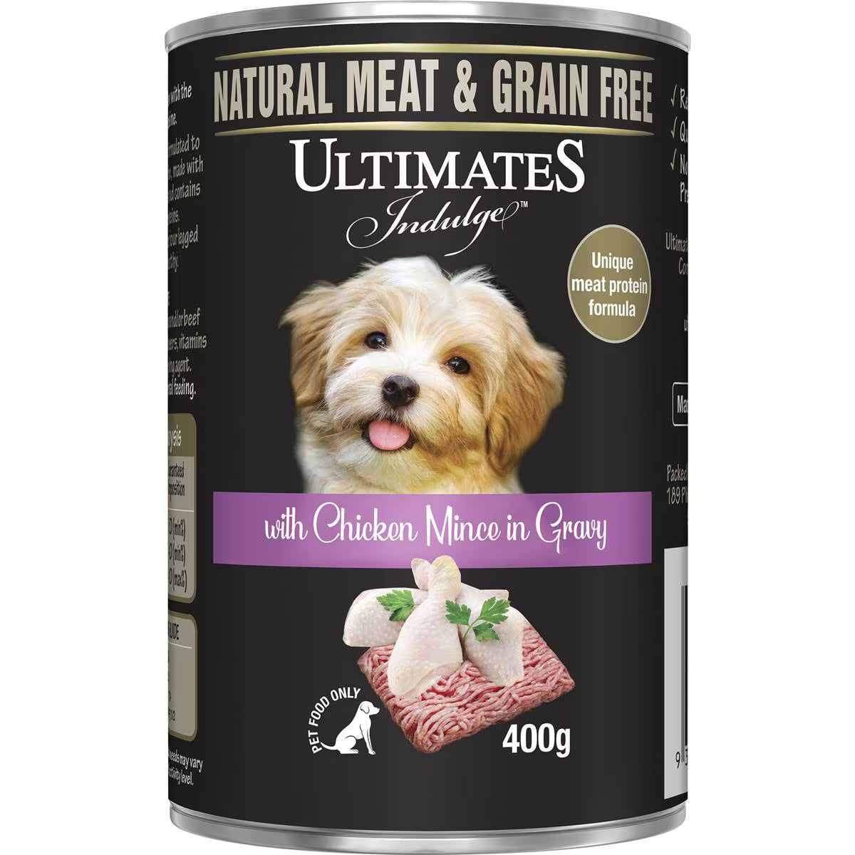 Wet Dog Food Chicken Mince In Gravy | 400g | Ultimates Indulge | YG-112961-MC-978759