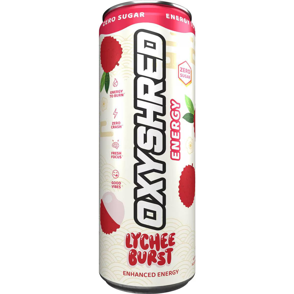 Energy Drink Lychee Burst Can | Each | Oxyshred | YG-111508-MC-975604