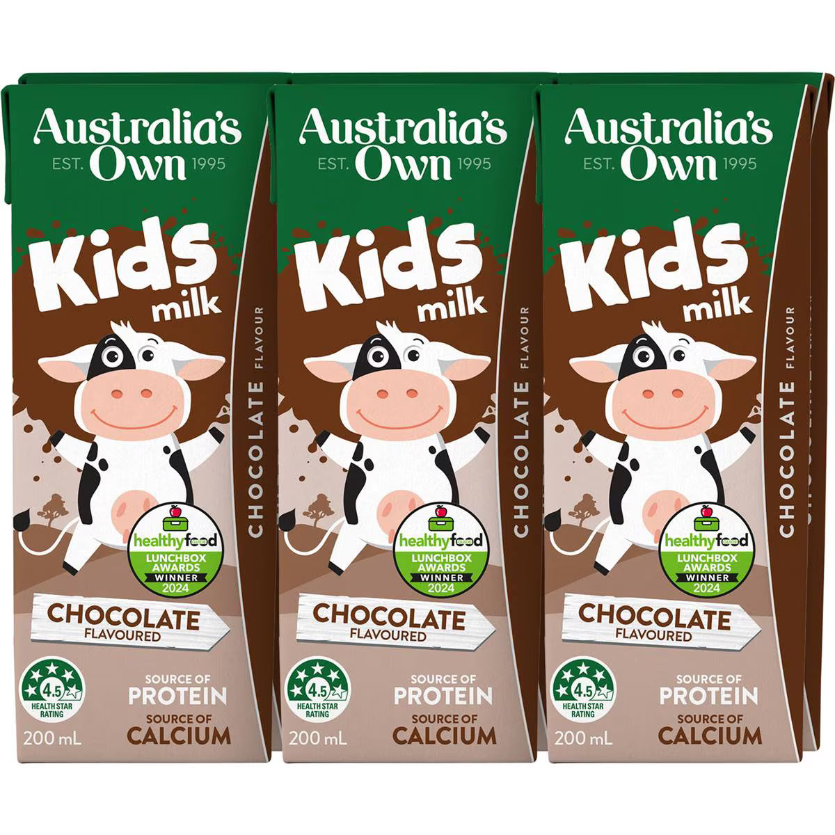 Kid's Milk Chocolate Poppers | 200ml x 6 Pack | Australia's Own | YG-111839-MC-977713