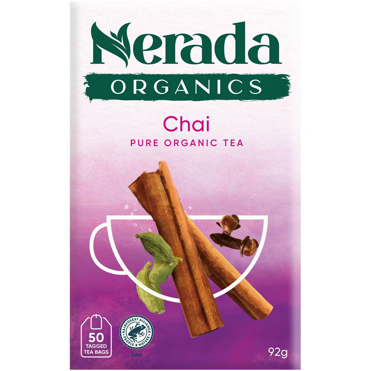 Organic Chai Tea | 50 Pack | Nerada | YG-010098-WW-091782