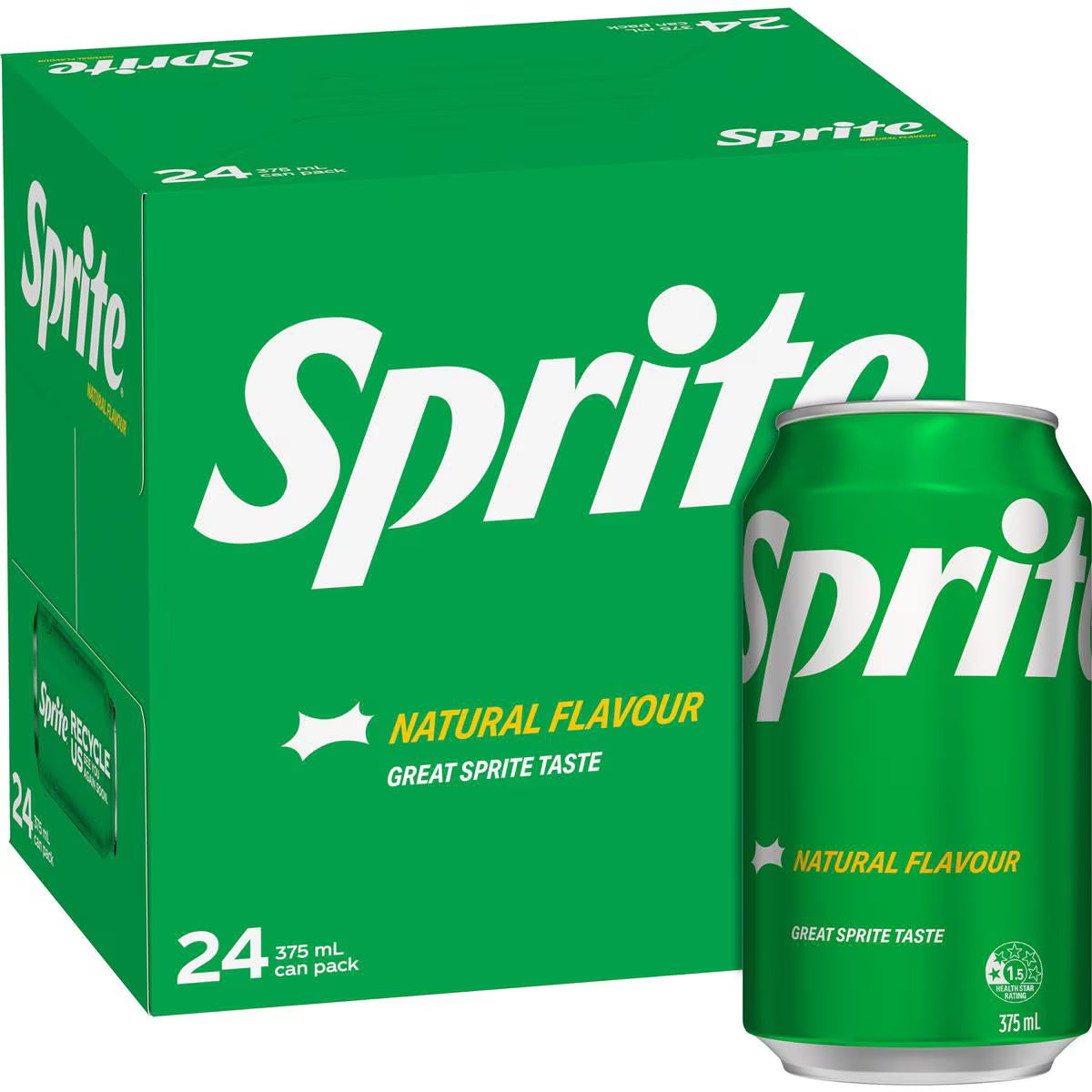 Lemonade Soft Drink Cans | 375ml x 24 Pack | Sprite | YG-006834-MC-975749