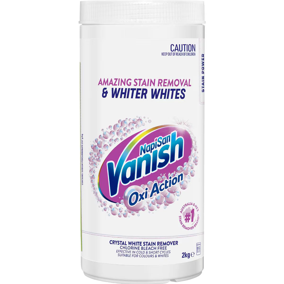 Napisan White Stain Remover Remover Powder | 2kg | Vanish | YG-007612-WW-093519