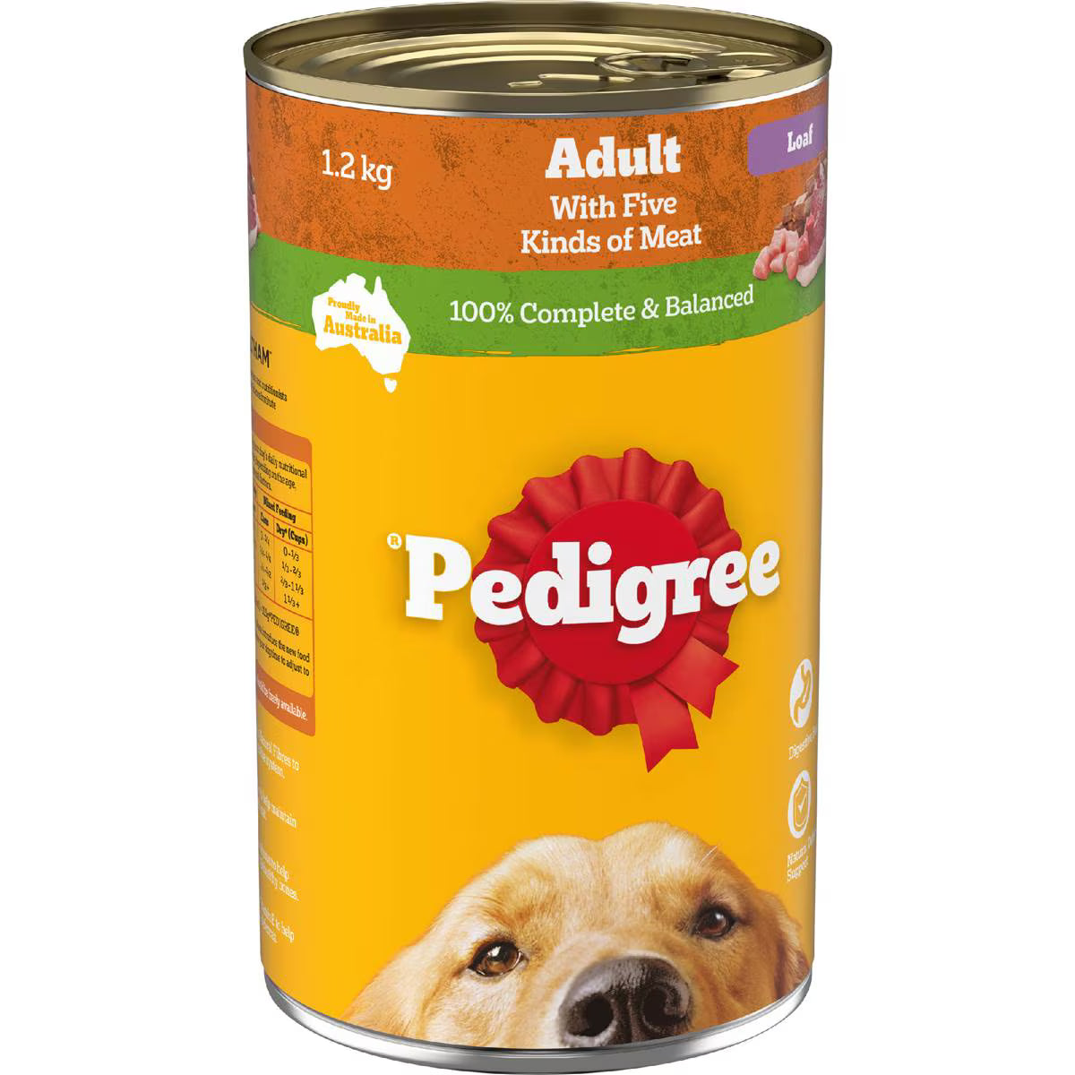 Adult Wet Dog Food With Five Kinds Of Meat Loaf Can | 1.2kg | Pedigree | YG-112151-MC-978774