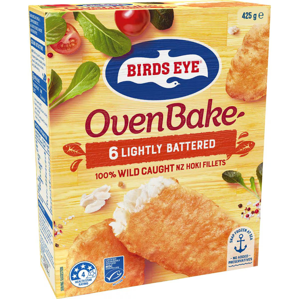Oven Bake Fish Lightly Battered | 425g | Birds Eye | YG-007245-MC-980288