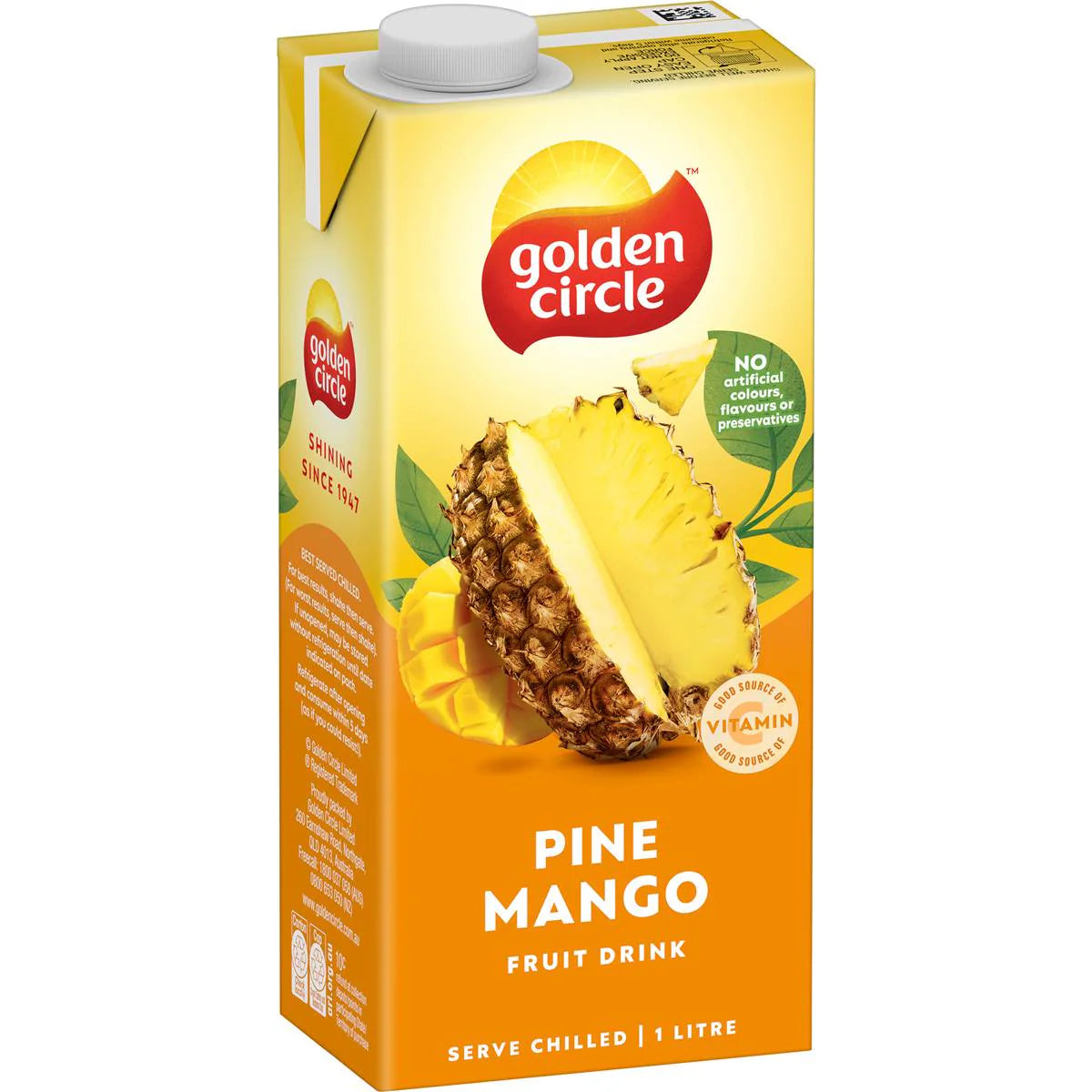 Pine Mango Fruit Drink | 1L | Golden Circle | YG-112461-MC-975599