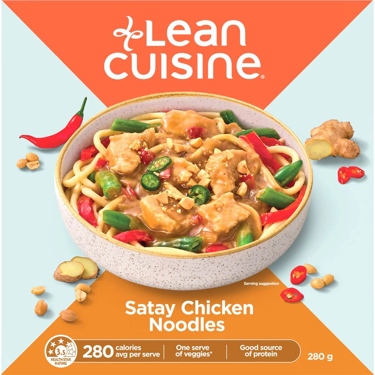 Satay Chicken Noodles Frozen Meal | 280g | Lean Cuisine | YG-112237-MC-980257