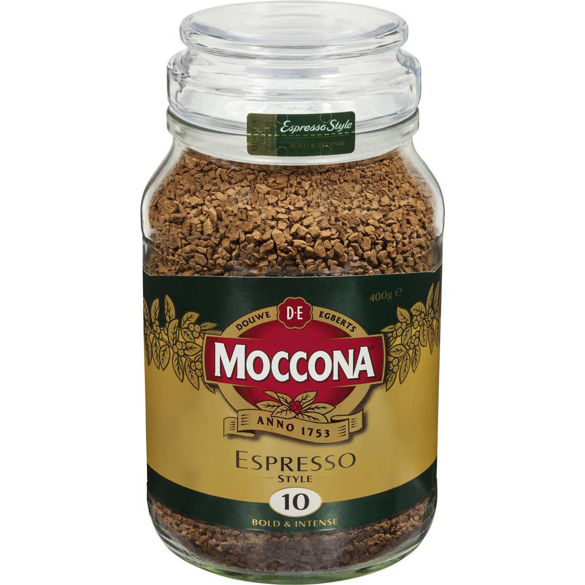 Freeze Dried Instant Coffee Espresso Style Bold & Intense | 400g | Moccona | YG-111901-MC-977902