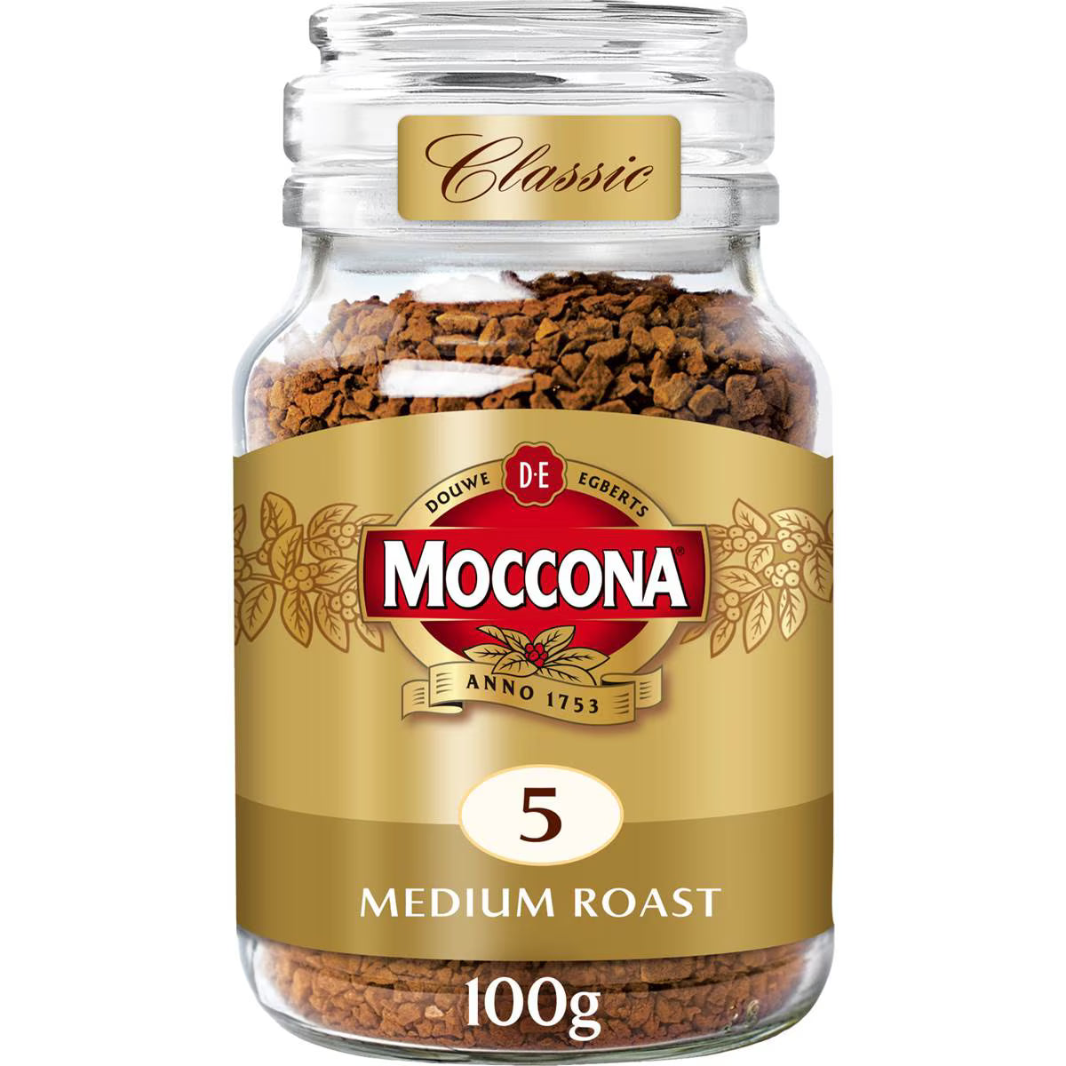 Freeze Dried Instant Coffee Classic Medium Roast | 100g | Moccona | YG-112757-MC-977885