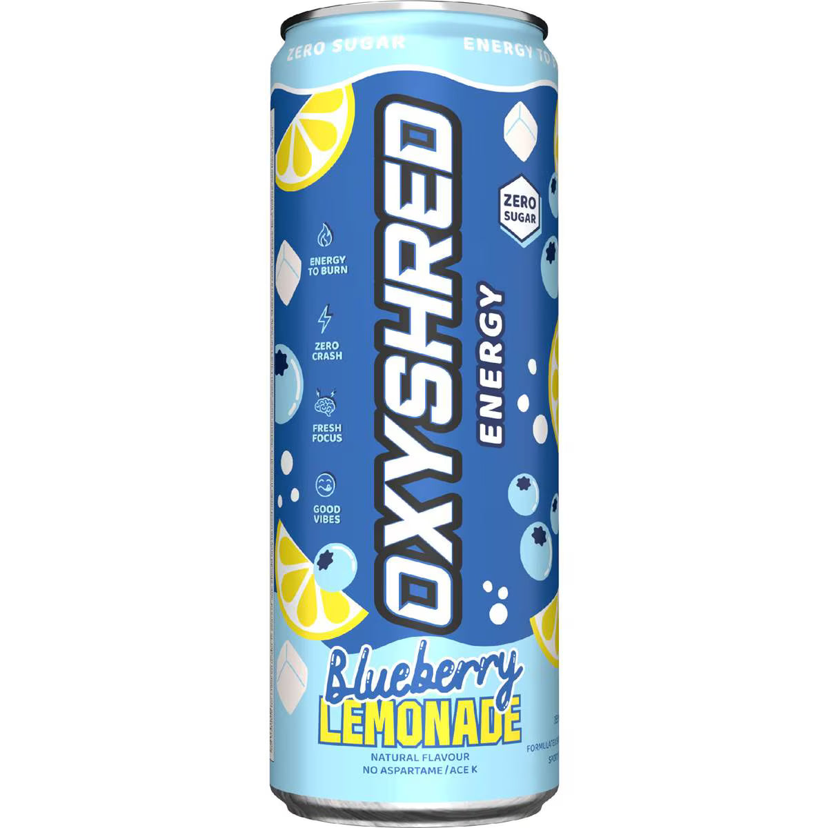Energy Drink Blueberry Lemonade | 355ml | Oxyshred | YG-111507-MC-975602