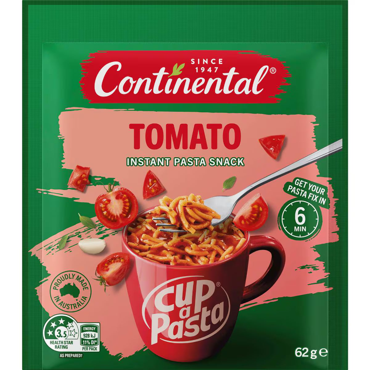Cup A Pasta Tomato Tomato | 62g | Continental | YG-112000-MC-978191