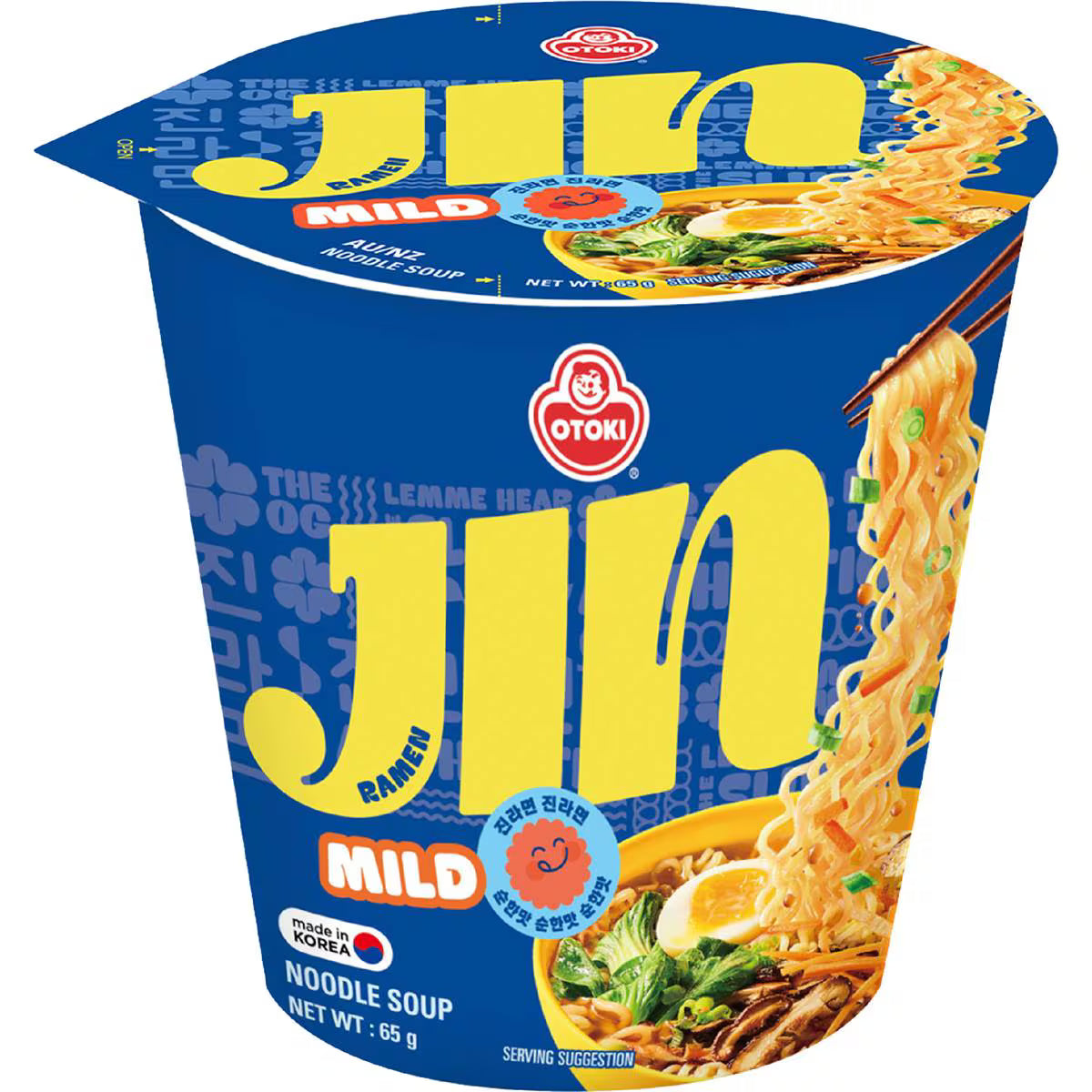 Jin Ramen Cup Noodle Mild | 65g | Otoki | YG-111570-MC-976643